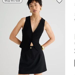 J. Crew Sleeveless Blazer